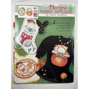 Daisy Kingdom Babys First Christmas Thanksgiving No Sew Cloth Applique 6970